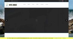 Desktop Screenshot of hotelmanzi.it